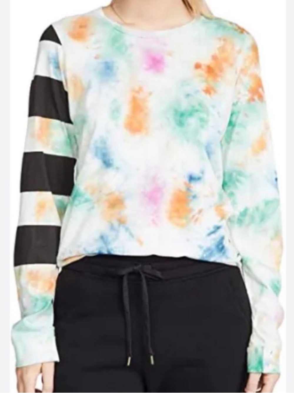 Free City tie dye paint splatter long sleeve shirt